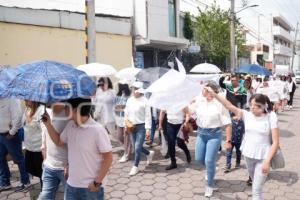 TLAXCALA . MANIFESTACIÓN JÓVENES ATROPELLADOS