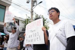 TLAXCALA . MANIFESTACIÓN JÓVENES ATROPELLADOS