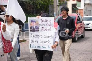 TLAXCALA . MANIFESTACIÓN JÓVENES ATROPELLADOS