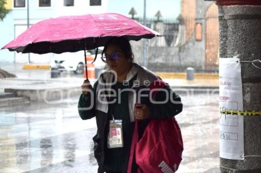 TLAXCALA . LLUVIA