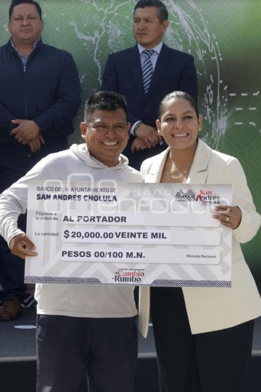 SAN ANDRÉS CHOLULA . CEREMONIA CÍVICA