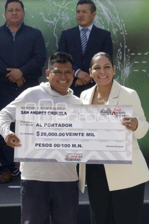 SAN ANDRÉS CHOLULA . CEREMONIA CÍVICA
