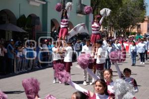 TLAXCALA . DESFILE SECUNDARIA TÉCNICA