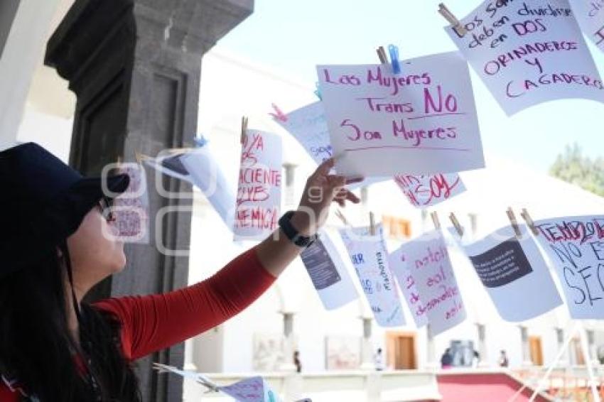 TLAXCALA . TENDEDERO DE DENUNCIA LGBT