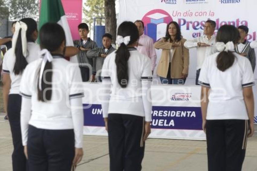 SAN ANDRÉS CHOLULA . UN DÍA CON LA PRESIDENTA