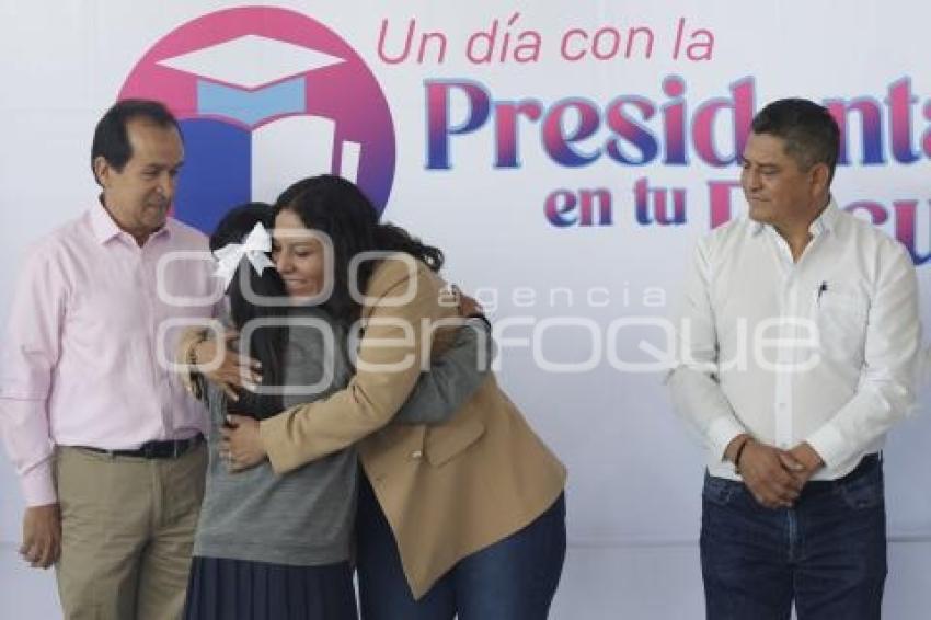 SAN ANDRÉS CHOLULA . UN DÍA CON LA PRESIDENTA