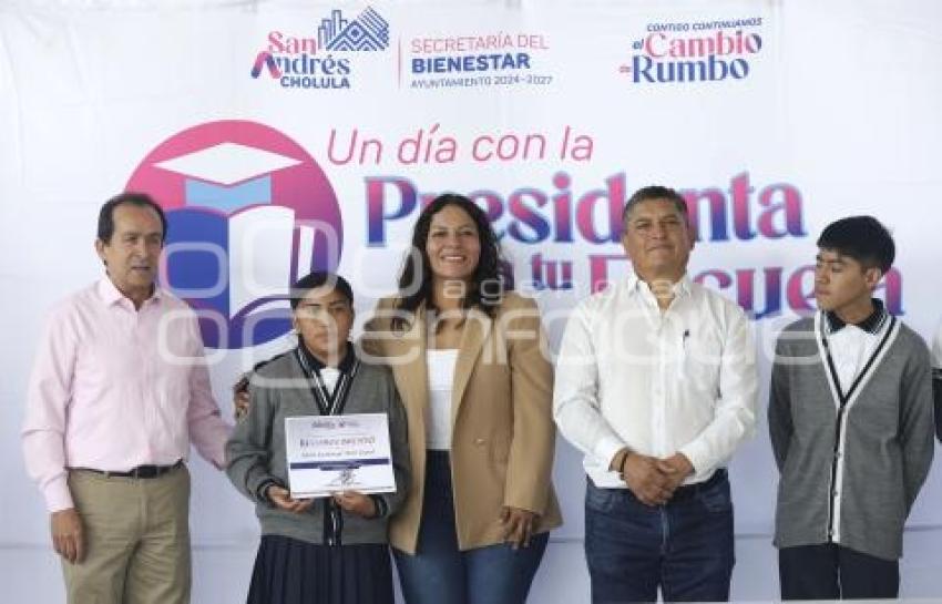 SAN ANDRÉS CHOLULA . UN DÍA CON LA PRESIDENTA