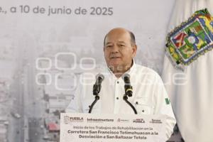 GOBIERNO ESTATAL . CARRETERA SAN FRANCISCO TOTIMEHUACAN