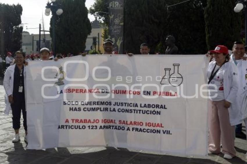 MANIFESTACIÓN TRABAJADORES DE LA SALUD