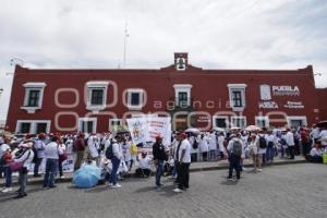 MANIFESTACIÓN TRABAJADORES DE LA SALUD