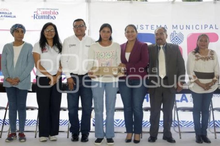 SAN ANDRÉS CHOLULA . INSUMOS DESAYUNOS ESCOLARES