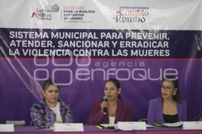 SAN ANDRÉS CHOLULA . VIOLENCIA CONTRA MUJERES