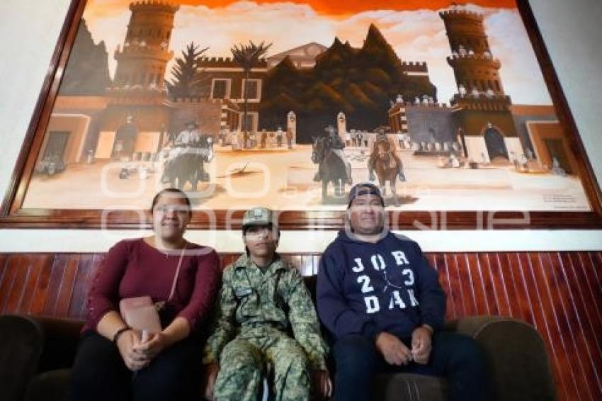 TLAXCALA . SOLDADO POR UN DÍA