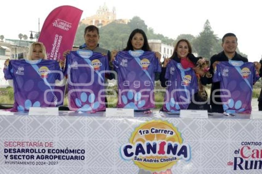 SAN ANDRÉS CHOLULA . PRIMERA CARRERA CANINA