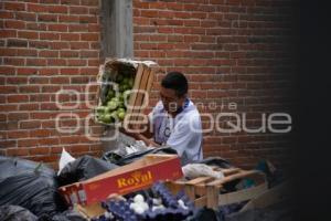TLAXCALA . TIRADERO DE BASURA MERCADO