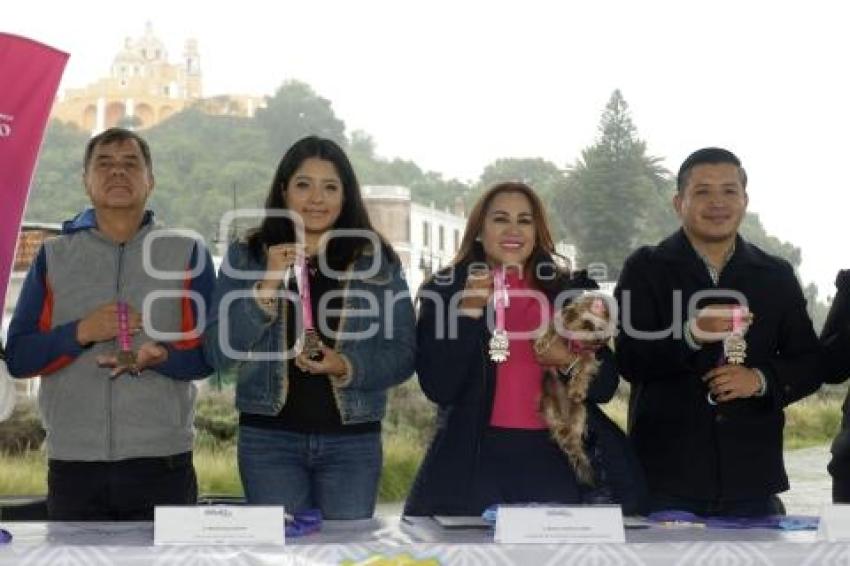 SAN ANDRÉS CHOLULA . PRIMERA CARRERA CANINA
