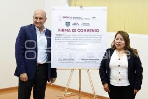 SECRETARÍA DE DESARROLLO ECONÓMICO . FIRMA DE CONVENIO