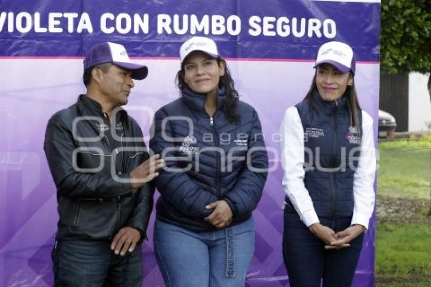 SAN ANDRÉS CHOLULA . FAENA VIOLETA