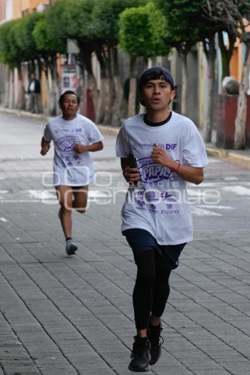 TLAXCALA . SÚPER CARRERA DE PAPÁ