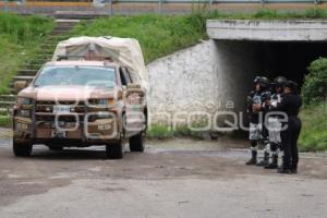 HUEJOTZINGO . TOMA CLANDESTINA