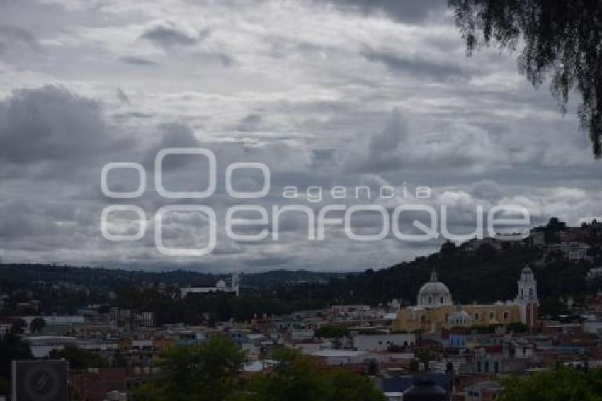 TLAXCALA . CLIMA NUBLADO