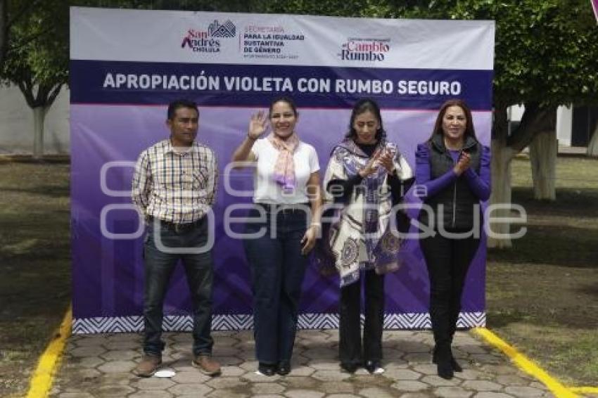 SAN ANDRÉS CHOLULA . APROPIACIÓN VIOLETA