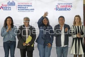 SAN ANDRÉS CHOLULA . CAPTACIÓN DE AGUA