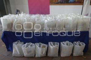 SAN ANDRÉS CHOLULA .  ENTREGA DE DESPENSA