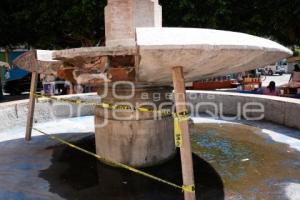 TLAXCALA . RESTAURACIÓN DE FUENTE