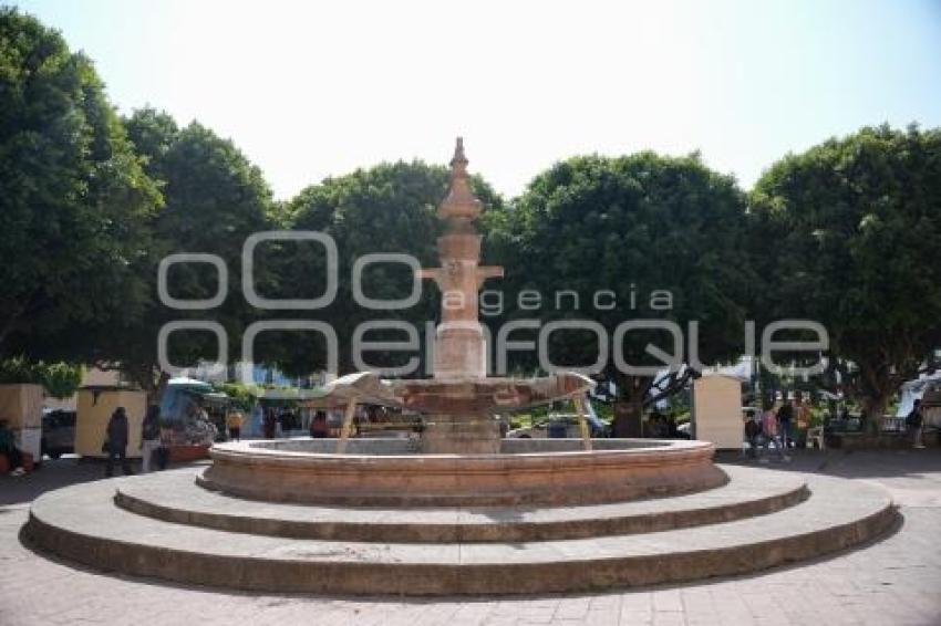 TLAXCALA . RESTAURACIÓN DE FUENTE