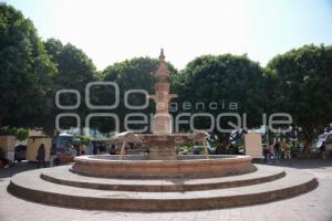 TLAXCALA . RESTAURACIÓN DE FUENTE
