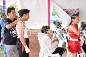 TLAXCALA . EXHIBICIÓN DE BOX