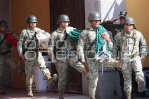 SAN ANDRÉS CHOLULA . CEREMONIA CÍVICA