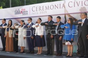 SAN ANDRÉS CHOLULA . CEREMONIA CÍVICA