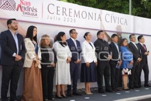 SAN ANDRÉS CHOLULA . CEREMONIA CÍVICA