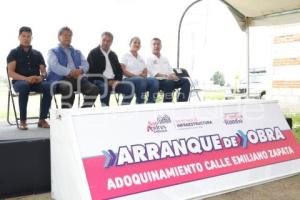SAN ANDRÉS CHOLULA . OBRA ADOQUINAMIENTO