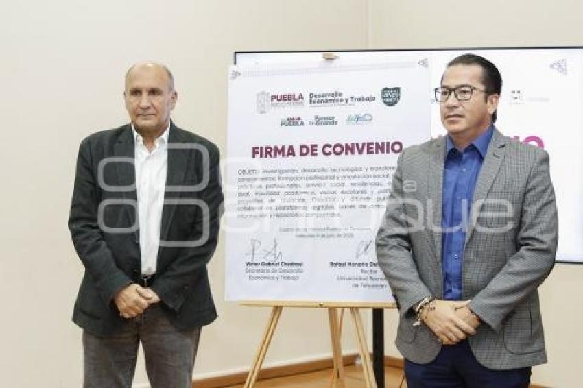 SECRETARÍA DE DESARROLLO ECONÓMICO . FIRMA DE CONVENIO