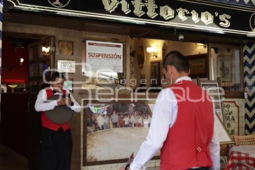 RESTAURANTES . SUSPENSIÓN PROFECO