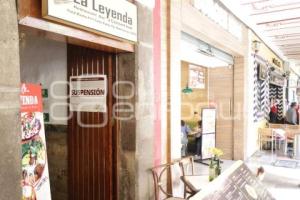 RESTAURANTES . SUSPENSIÓN PROFECO