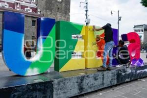 PUEBLA . LETRAS GIGANTES
