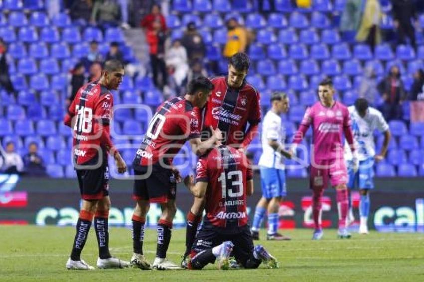 FÚTBOL . CLUB PUEBLA VS ATLAS