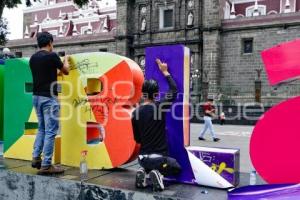 PUEBLA . LETRAS GIGANTES