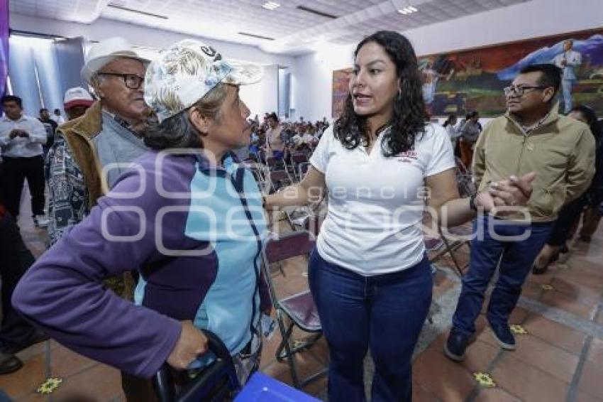 SAN ANDRÉS CHOLULA . ENTREGA DE DESPENSAS