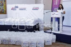 SAN ANDRÉS CHOLULA . ENTREGA DE DESPENSAS