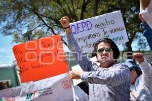 TLAXCALA . MANIFESTACIÓN DE DOCENTES