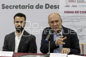 SEDETRA . FIRMA DE CONVENIO