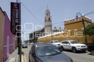 SAN PEDRO CHOLULA . PARQUÍMETROS