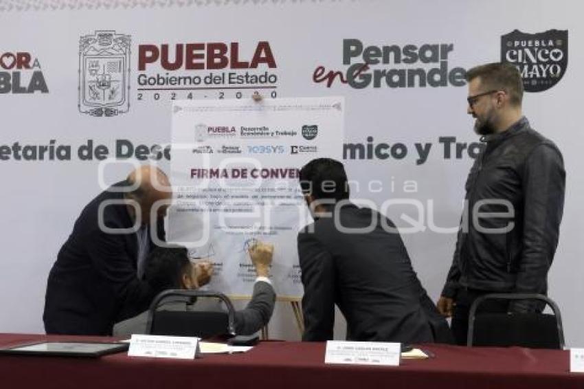 SEDETRA . FIRMA DE CONVENIO