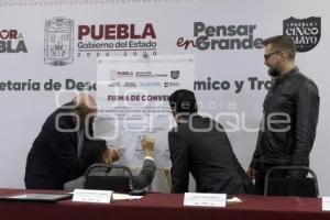 SEDETRA . FIRMA DE CONVENIO