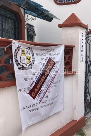 SEGURIDAD PRIVADA . CLAUSURA
